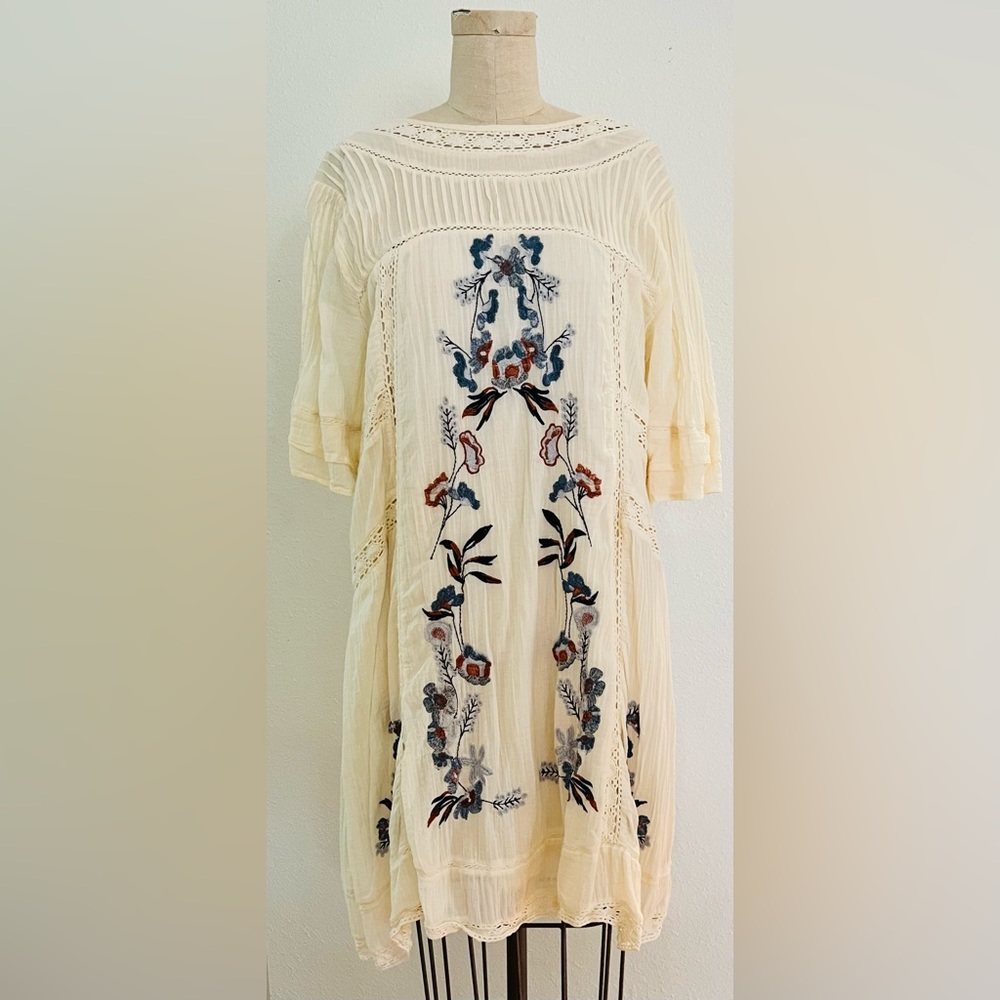 Free People embroidered dress